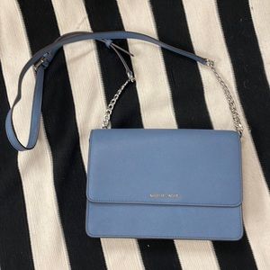 New Soft Blue Michael Kors Shoulder Purse